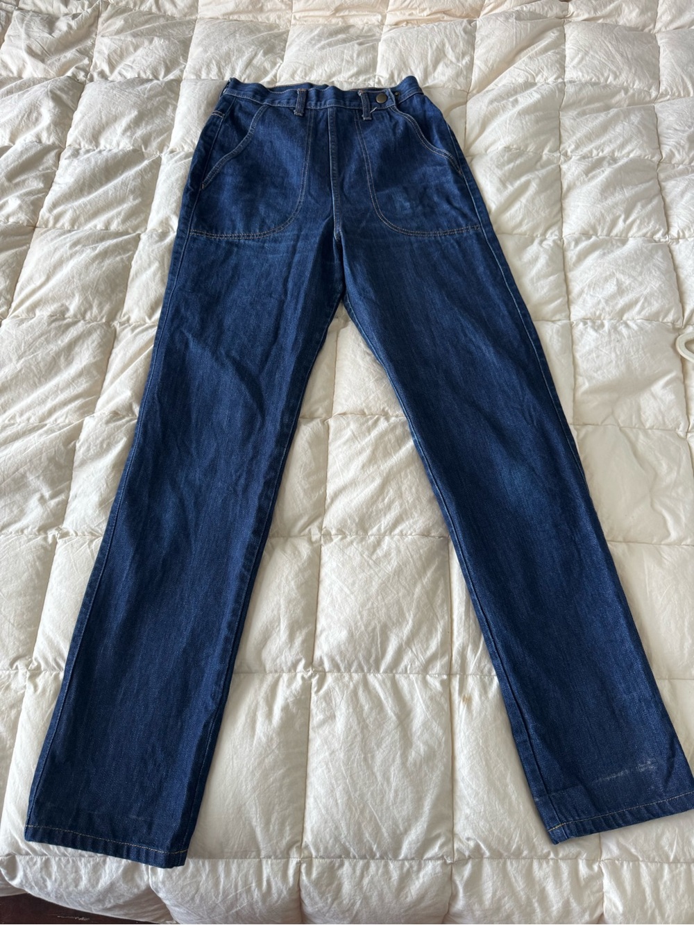 Freddies of Pinewood Vintage High Waisted Jeans Size 28 Made in England